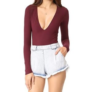 Alix NYC ‘Irving’ bodysuit in Sangria